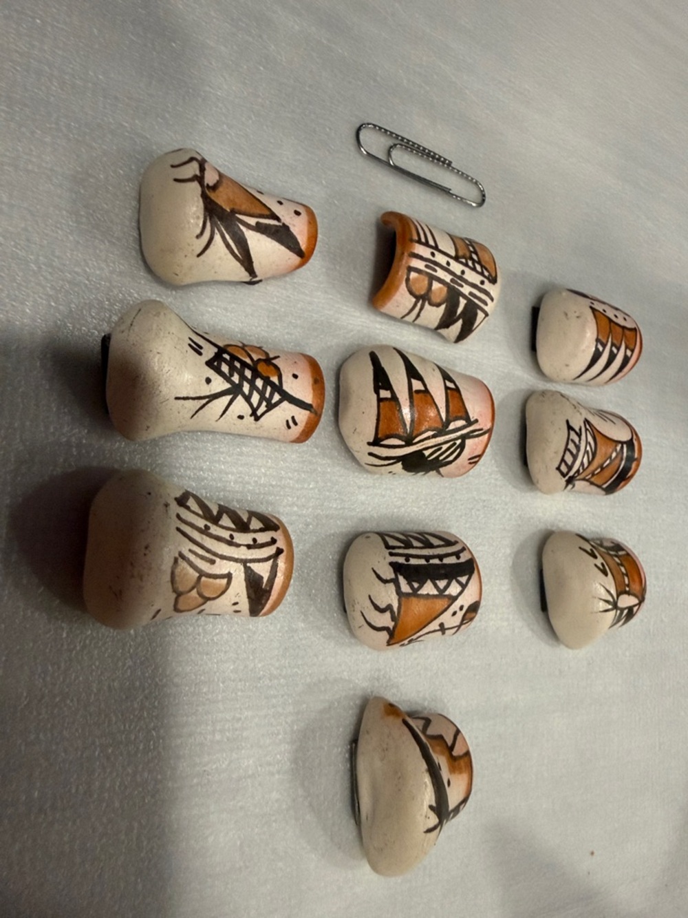 Hand-Painted Miniature Pueblo magnets
